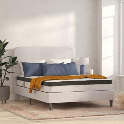 Flash Furniture Capri Hybrid Mattress, Queen Size, 10"H x 60"W x 80"D, White