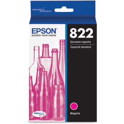 Epson® 822 DuraBrite® Ultra Magenta Ink Cartridge, T822320-S