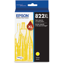 Epson® 822 DuraBrite® Ultra Yellow Ink Cartridge, T822420-S