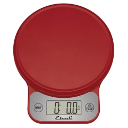 Escali Telero 13.2 Lb-Capacity Digital Kitchen Scale, Red