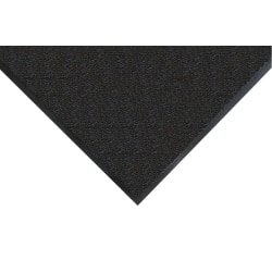 M+A Matting Classic MicroLuxx Mat, 2' x 3', Blue/Black, Smooth backing