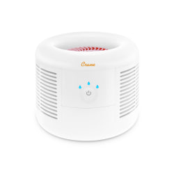 Crane HEPA Air Purifier with 3 Speed Settings, 300 Sq Ft. Coverage, 9 1/4" x 9 1/4" x 7 1/4", White