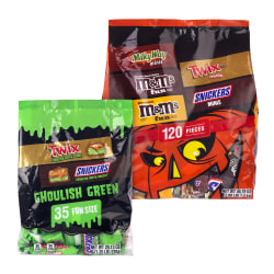 Mars Mixed Chocolate Variety Halloween Bundle, 66.32 Oz, Pack Of 155 Pieces