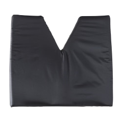 DMI® Contoured Foam Coccyx Seat Cushion, 18"H x 16"W x 2"D, Black