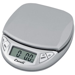 Escali Pico Pocket Scale - 11 lb / 5 kg Maximum Weight Capacity - Silver Gray