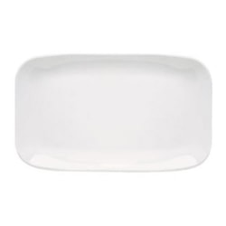 GET Enterprises Siciliano Platters, 7" x 11-1/4", White, Set Of 12 Platters