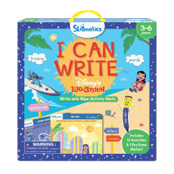 Skillmatics Disney's Lilo & Stitch I Can Write Activity Set, Kindergarten