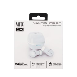 Altec Lansing NanoBuds 3.0 Earbuds, Light Blue, MZX-5001