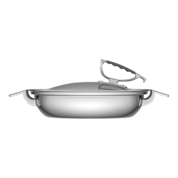 COOKCRAFT CCB-4003-12 Cookware - Cooking - Dishwasher Safe - Oven Safe - 3 quart Casserole - Stainless Steel - CCB400312