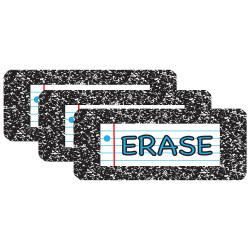 Ashley Productions Magnetic Whiteboard Eraser, 2" x 5", Composition, Pack Of 3