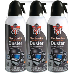 Dust-Off Disposable Dusters, 10 Oz, Pack Of 3 Dusters