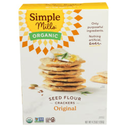 Simple Mills Seed Flour Crackers, Original, 4.25 Oz, Total Qty 6