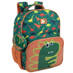 Up We Go Backpack With Coin Pocket, 15"H x 12"W x 5-1/2"D, Dino