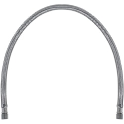 Certified Appliance Accessories Braided Stainless Steel Ice Maker Connector - 24" - Silver, Stainless Steel - IM24SS