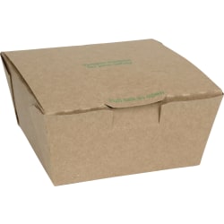 Pactive EarthChoice Tamper Evident OneBox Paper Boxes, 2-1/2"H x 4-1/2"W x 4-1/2"D, Pack Of 312 Boxes