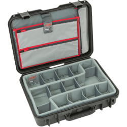 SKB Cases iSeries Protective Case With Padded Dividers And Foam Liner, 17-1/2" x 12" x 4-3/4"