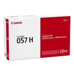 Canon® 057 High-Yield Black Toner Cartridge, 3010C001