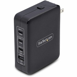 StarTech.com 140W USB-C Wall Charger, 3x USB-C/1x USB-A