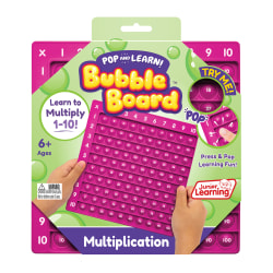 Junior Learning Multiplication Pop and Learn Bubble Board