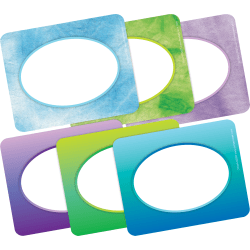 Barker Creek Self-Adhesive Name Tags, 2-3/4" x 3-1/2", Tie-Dye & Ombré, Pack Of 90 Name Tags