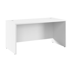 Bush Business Furniture Hampton Heights 60"W Office Desk, White, Standard Delivery
