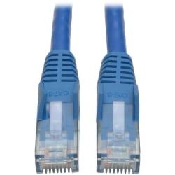 Tripp Lite Cat6 Gigabit Snagless Molded Patch Cable, 3', Blue