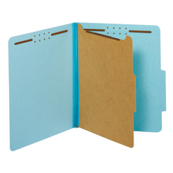 Pendaflex® Classification Folders, Letter Size, Blue, Box Of 10