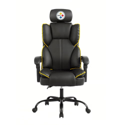 Imperial NFL Champ Ergonomic Faux Leather Computer Gaming Chair, Pittsburgh Steelers