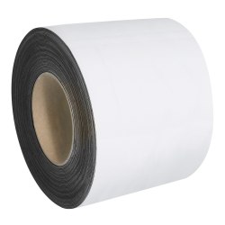 Partners Brand Magnetic Warehouse Labels, 4" x 50', White