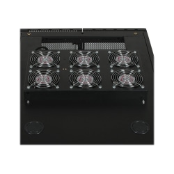 Tripp Lite Rack Enclosure Server Cabinet Roof Mount Fan Panel Airflow Mgmt 230V - Rack roof - with 6 cooling fans - AC 208-240 V - black