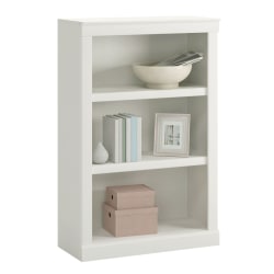 Realspace® 45"H 3-Shelf Bookcase, Arctic White