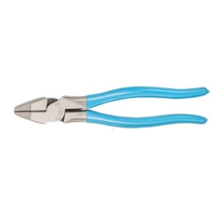 Channellock Round Nose Linemen's Pliers, 8-1/2", Blue, Set Of 5 Pairs