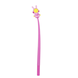 Little Yellow Bicycle® Alien Bunny Gel Pen, Needle Point, Pink