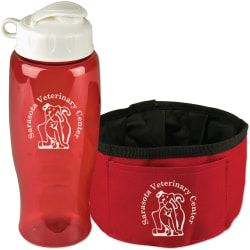 Thirsty Dog Water Bottle And Bowl Travel Kit