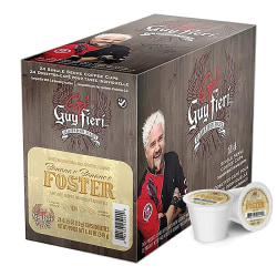 Guy Fieri Flavortown Roasts Single-Serve K-Cup Coffee, Bananas Foster, Box Of 24 Pods