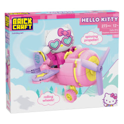 Brickcraft Hello Kitty Airplane Adventure Brick Building Set, Total Qty 1