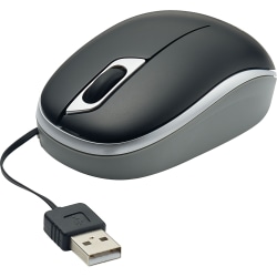 Verbatim Mouse - Optical - Cable - Black - USB Type A - 1000 dpi - Symmetrical