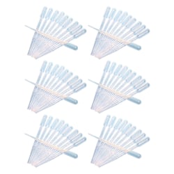 Fun Science Pipettes, 7 mL, Clear, 25 Pipettes Per Pack, Set Of 6 Packs