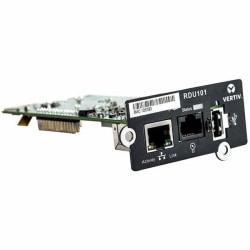Vertiv Liebert IntelliSlot RDU101 - Network Card | Remote Monitoring - Data Center Monitoring| Adapter| 10Mb LAN/100Mb LAN| SNMP| USB Port