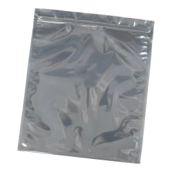Partners Brand Unprinted Reclosable Static Shielding Bags, 4" x 6", Transparent, Case Of 100 Bags
