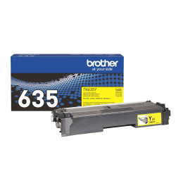 Brother TN635 Yellow Standard Yield Toner Cartridge (TN635Y)