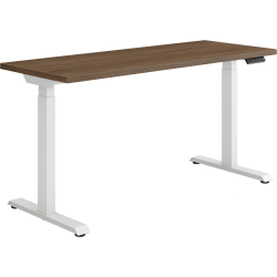HON® Coordinate 2-Stage Height-Adjustable Writing Desk, 58"W, Pinnacle/Designer White