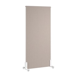 WorkPro Motiva Freestanding Privacy Screen, 72"H x 34"W x 15"D, Warm Beige, Installation Included