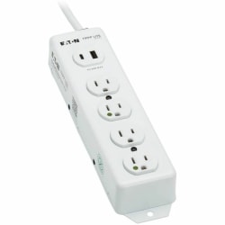 Eaton Tripp Lite Series UL 1363 Medical-Grade Power Strip, 4 Hospital-Grade Outlets, 15 ft. Cord, PS415HGUSB