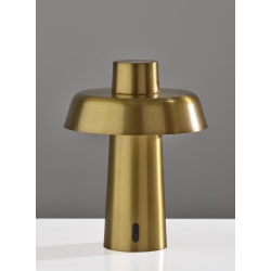 Adesso ADS360 Pirlo LED Cordless Table Lamp, Antique Brass