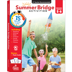 Carson-Dellosa Summer Bridge Activities Workbook, 3rd Edition, Grades 5-6
