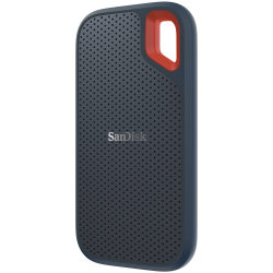 SanDisk® Extreme Portable External Solid State Drive, 500GB, 256MB Cache, SDSSDE60-500G-G25, Black