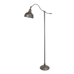 LumiSource Paddington Floor Lamp, 63"H, Slate Gray/White