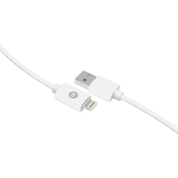 iEssentials Lightning/USB Data Transfer Cable - 10 ft Lightning/USB Data Transfer Cable for iPhone, iPad, iPod - First End: Lightning - Second End: USB - White