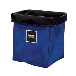 Royal Basket Trucks 6 BU X-Frame Replacement Bag, 35" x 24", Blue